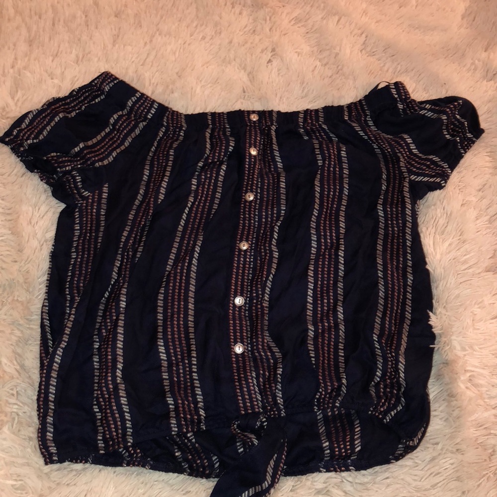 Off the shoulder shirt